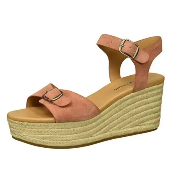 Lucky Brand Rose Naveah Suede Platform Espadrilles Sandals 7.5 - Picture 16 of 16